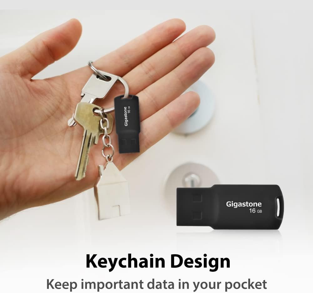 GIGASTONE V70 16GB USB 2.0 Flash Drive Thumb Drive Memory Stick Pen Drive Capless Design Pen Drive