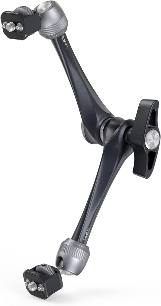 SMALLRIG Rosette Magic Arm 11 Inch with Ball Head, 1/4"-20 Screws, and Anti-Twist Pins, for Cameras/iPads/Monitors/LED Lights/Smartphones/Action Cameras, Max Load Capacity 3kg