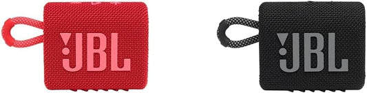JBL Go 3 Portable Bluetooth Speakers (JBLGO3REDAM) and (JBLGO3BLKAM)