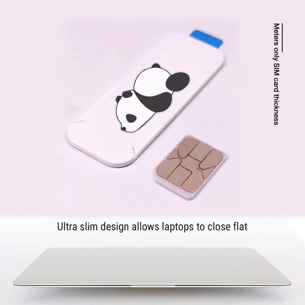 Laptop Camera Cover Slide,Webcam Cover Slide,Protecting Your Privacy Security & Shelter from Breath Lamp – Cute Pattern Design 丨 Fits Laptop & Desktop, PC – Ultrathin for iMac(Cute Panda)