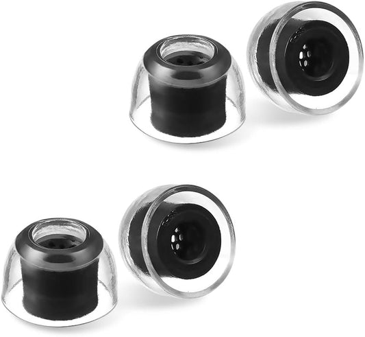 AZLA SednaEarfit XELASTEC 2 (SS) - Earbud Tips for Wireless Headphones - Noise Canceling Earbuds Replacement Tips - Eartips Compatible with Sony, Samsung, Beats, JLab, Skullcandy, Sennheiser