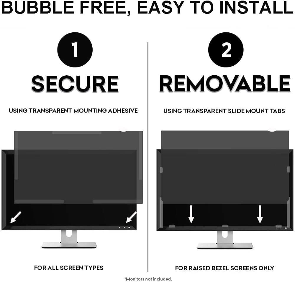 34 Inch Computer Privacy Screen for 21:9 Aspect Ratio Widescreen Monitor,Removable Anti Spy Data Confidentiality Security Privacy Protector Film,Anti Blue Light Glare Monitor Privacy Filter