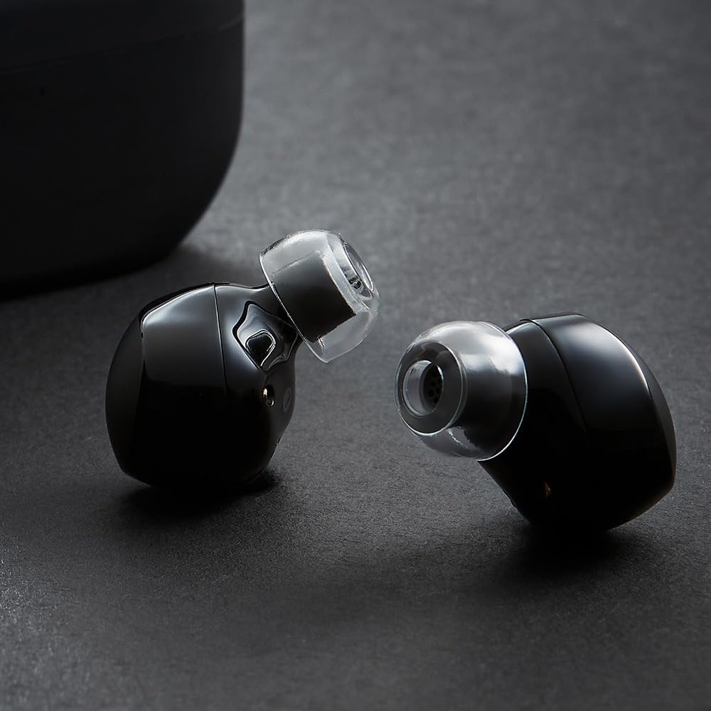 AZLA SednaEarfit XELASTEC 2 (SS) - Earbud Tips for Wireless Headphones - Noise Canceling Earbuds Replacement Tips - Eartips Compatible with Sony, Samsung, Beats, JLab, Skullcandy, Sennheiser