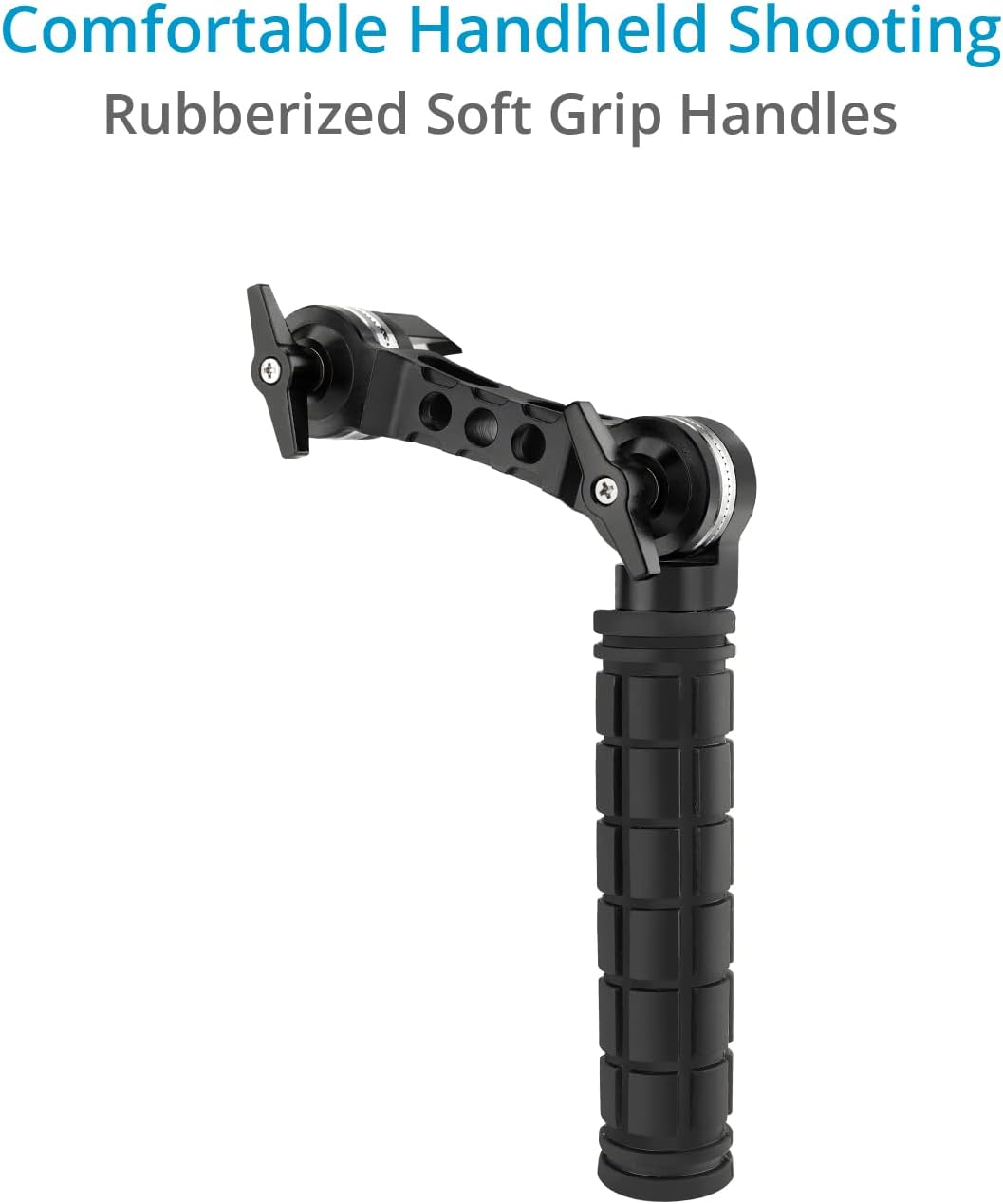 Hunt Universal 19mm/15mm Rosette Handle Set for DSLR & Video Camera Shoulder Mount Rigs. (CH-1915-RH)