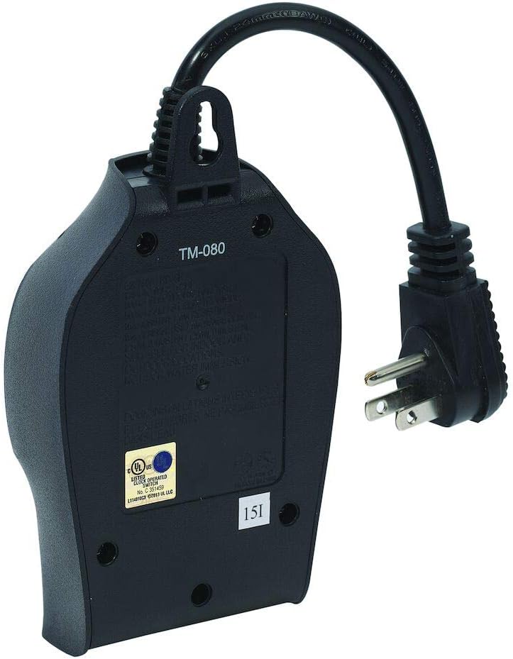 Intermatic HB35K 24 Hour 10-Amp Outdoor Timer for Decorations and Lights, Weatherproof