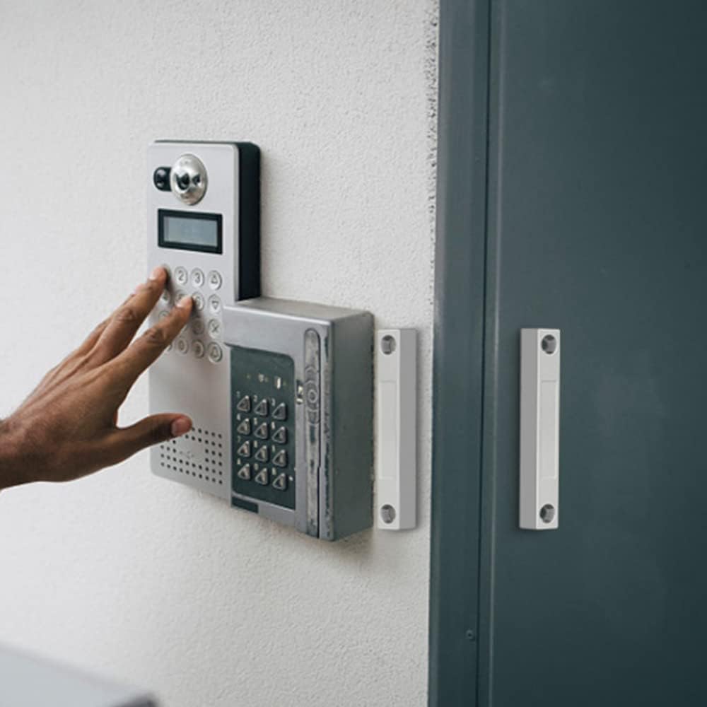 Home Security Wired Rolling Door Contact Magnetic Reed Switch MC-58 Alarm Sensor Magnetic Switch with 2 Wires for N.C. Applications