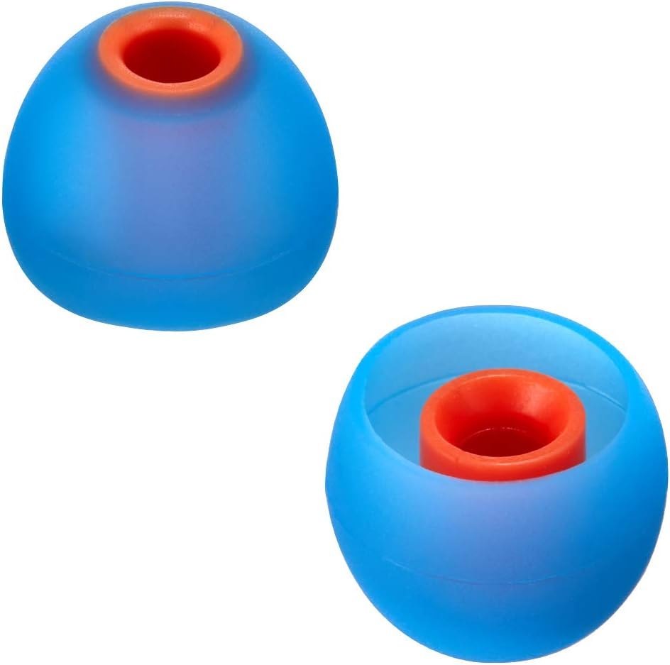 Earbud Tips Soft Silicone Earbuds Replacement Tips Fit for in-Ear Headphones(Inner Hole from 3.8mm - 4.2mm Earphones) 9 Pairs S/M/L
