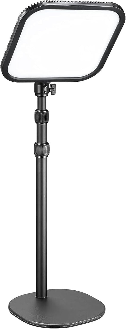 Godox ES30 Key Light, 2250Lumens Desk Light for Streaming with Extendable Desk Stand, 0-100% Brightness & 2800-6500k Color Temperature APP Control, Soft Light Panel for Streaming, Zoom Calls, YouTube