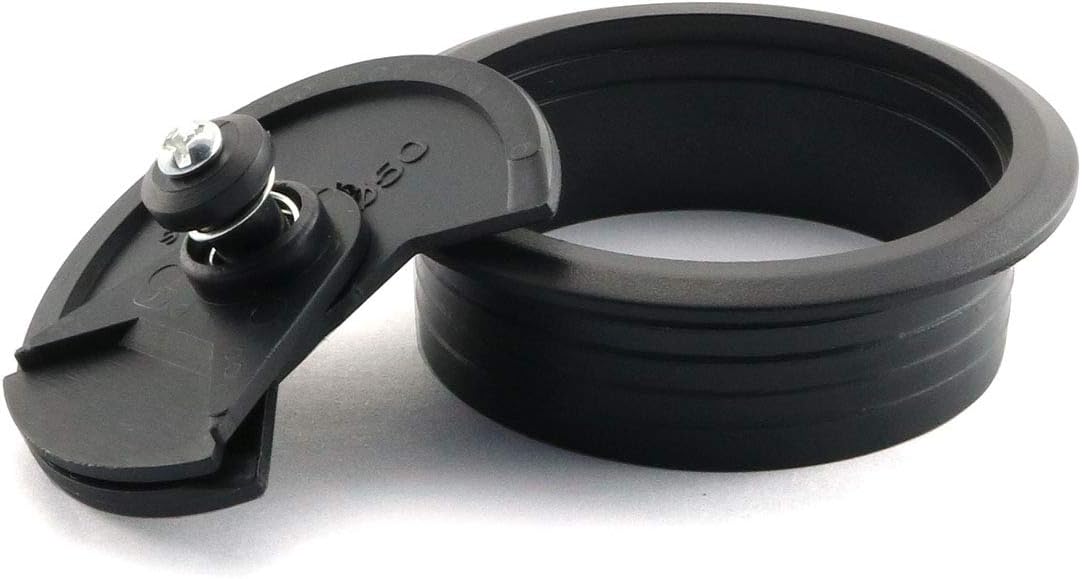 2pcs 2 inch Desk Wire Cord Cable Grommets Hole Cover for Office PC Desk Cable Cord Organizer Plastic Cover Black (Black-2Pcs)