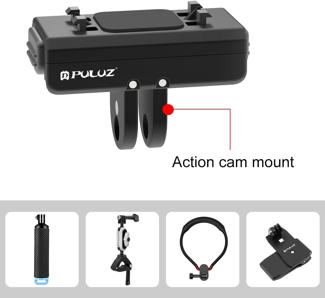 PULUZ Quick Release Mount for Insta360 Ace/Ace Pro / X4, Magnetic Camera Quick Release Tripod Mount Metal Connection Plate Adapter Accessories Kits