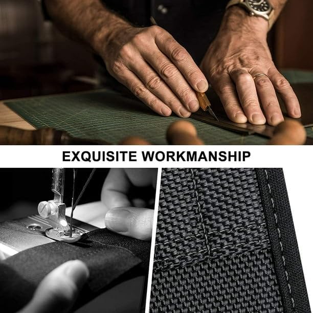 Cell Phone Holster for iPhone SE iPhone 8 7 6s Case with Belt Clip Phone Belt Holder for Men Women Pouch Carrying Cover (Fits Phone iPhone SE, 8 7 6s with Otterbox Case on) Black Nylon, Small