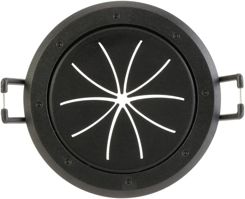 Construct Pro Speedy Spring-Lock Cable Pass Through Port, 2 inch Inner Diameter, Black CON6061SPZ