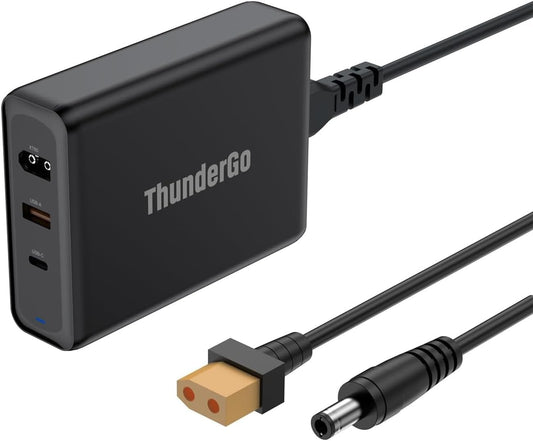 330W USB C Charger, Fast Compact 3-Ports GaN Charger PD 3.0 Fast Charging Station for MacBook Pro/Air, iPhone, iPad Pro, Dell XPS, Galaxy, Pixel, Apple Watch, and More