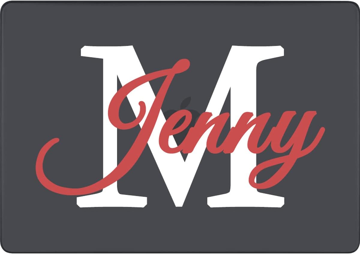 Batianda Customized Personalized Name Case for M1 MacBook Air 13 Inch Model A2337 A2179 A1932 2021 2020 2019 Release,Protective Hard Shell with Keyboard Cover & Screen Protector