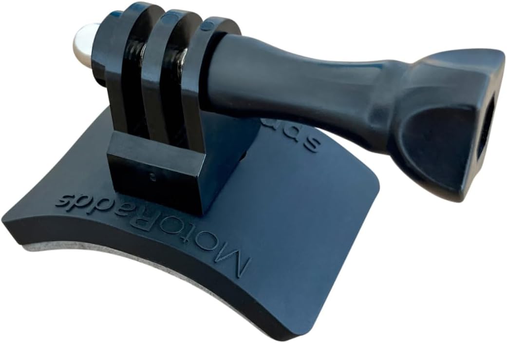 Flex Classic Flexible Adhesive Action Camera Mount for Motorcycle windscreens, MX Visor Peaks, Helmets, fairings, cowls, and More! Compatible with GoPro, Insta360, DJI, Sugru, and More