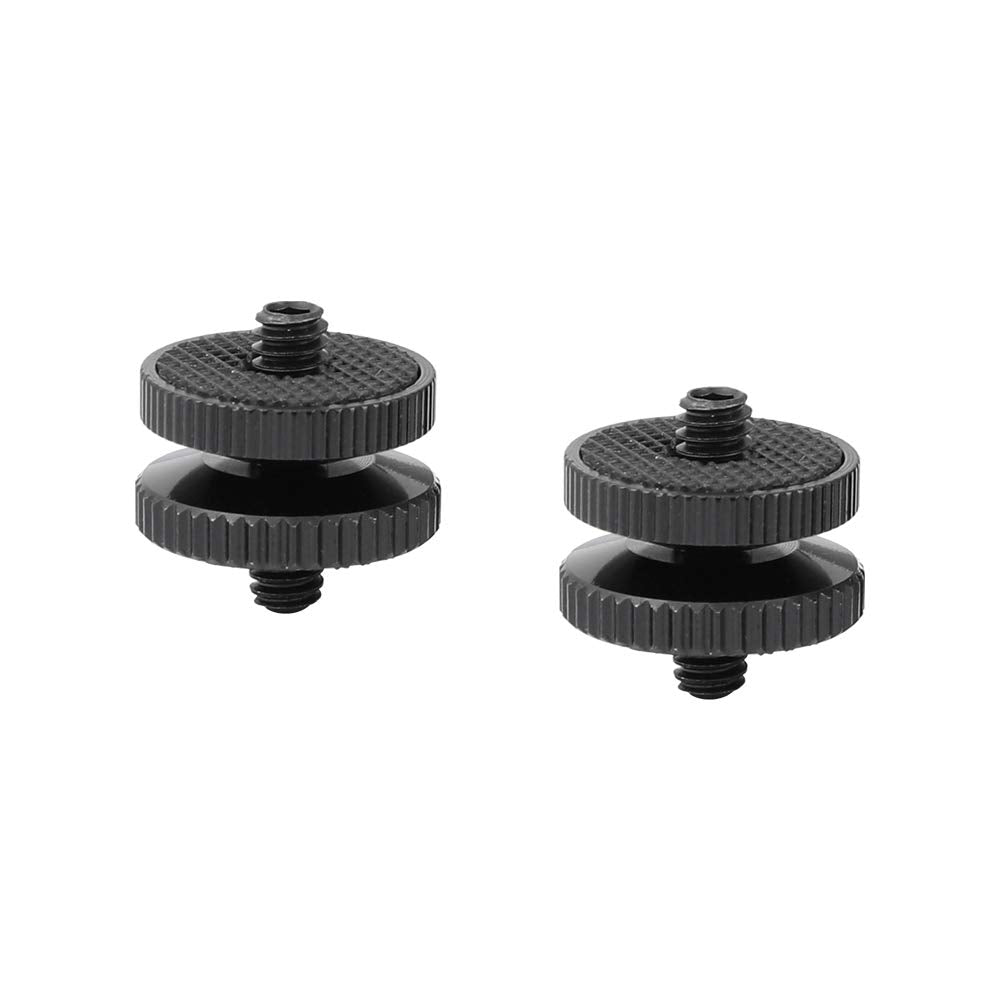 CAMVATE 1/4"-20 Male Thread Screw Double End (2 Pieces) - 2417