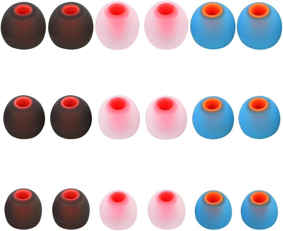 Earbuds Replacement Tips - 9 Pairs SML Eartips Eargels