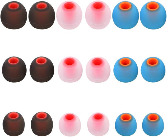 Earbuds Replacement Tips - 9 Pairs SML Eartips Eargels