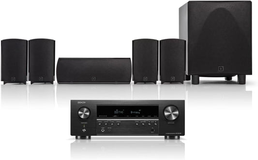 Definitive Technology ProCinema 6D 5.1 Channel Home Theater System with Denon AVR-S570BT AV Receiver Bundle
