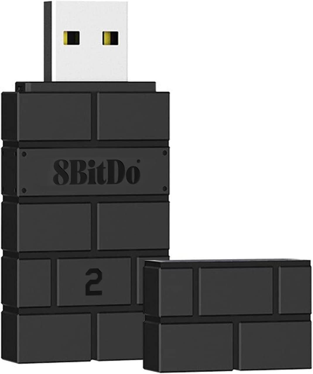 8Bitdo Adapter Switch Controller Adapter 2 USB Wireless for Switch/Switch 2, Windows, Mac & Raspberry Pi, Compatible with Xbox Series X & S Xbox One Bluetooth Controller, PS5/PS4/PS3 Controller