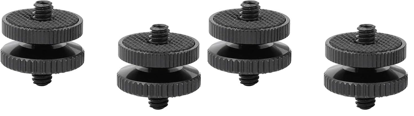 CAMVATE 1/4"-20 Male Thread Screw Double End (2 Pieces) - 2417 (Pack of 2)