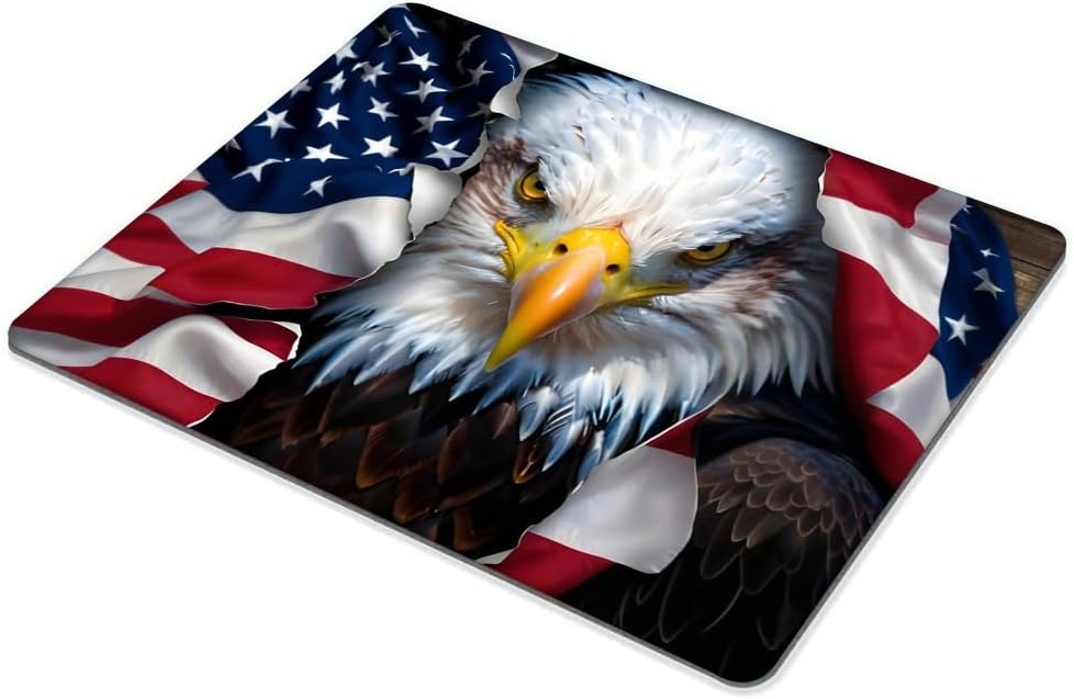American Eagle Flag Mouse pad Customized Mousepad Non-Slip Rubber Base Mouse Pads for Computers Laptop Office Desk Accessories Mouse pad