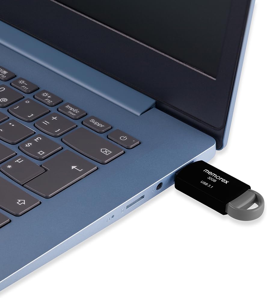 32GB Memorex USB 3.1 Flash Drive – Transfer Speeds Up to 10x Faster Than USB 2.0, Latest USB 3.1 Gen 1 Technology, Lightweight Design, for Daily File Management, Type-A Connector, 10-Pack