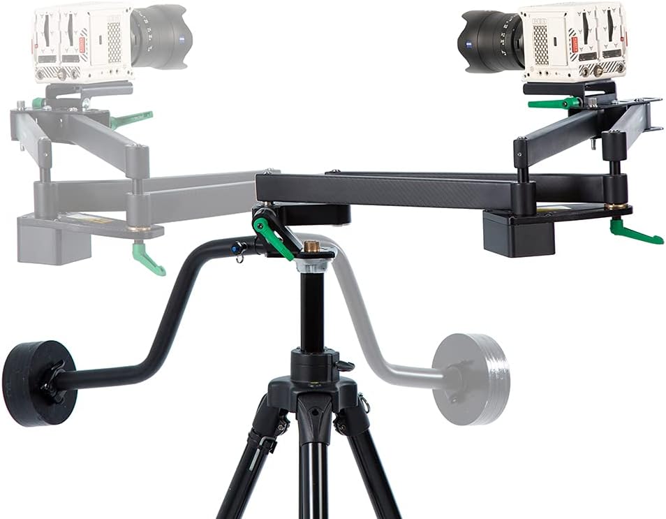 9.Solutions C-Pan Arm II, Carbon Fiber, Lighter-Weight, Upgraded Smoothness, 9.CPA2C, Slider, Jib/Crane for Different pan/Movement, for Photography, Videography & Filmmaking