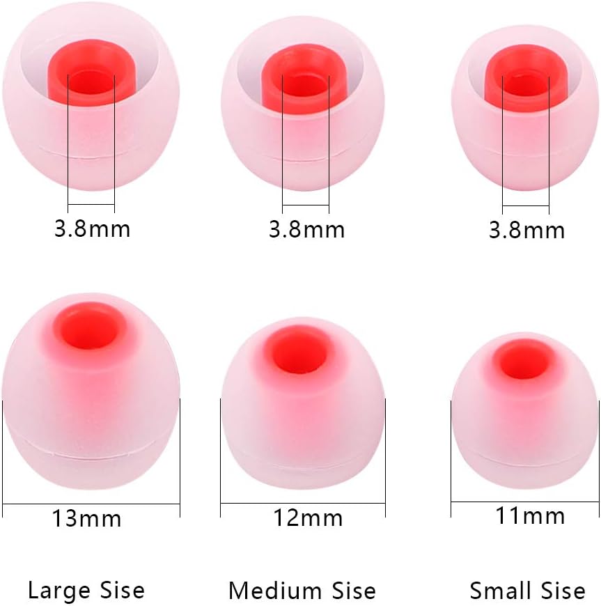 Earbud Tips Replacement - 9 Pairs SML Eartips Eargels