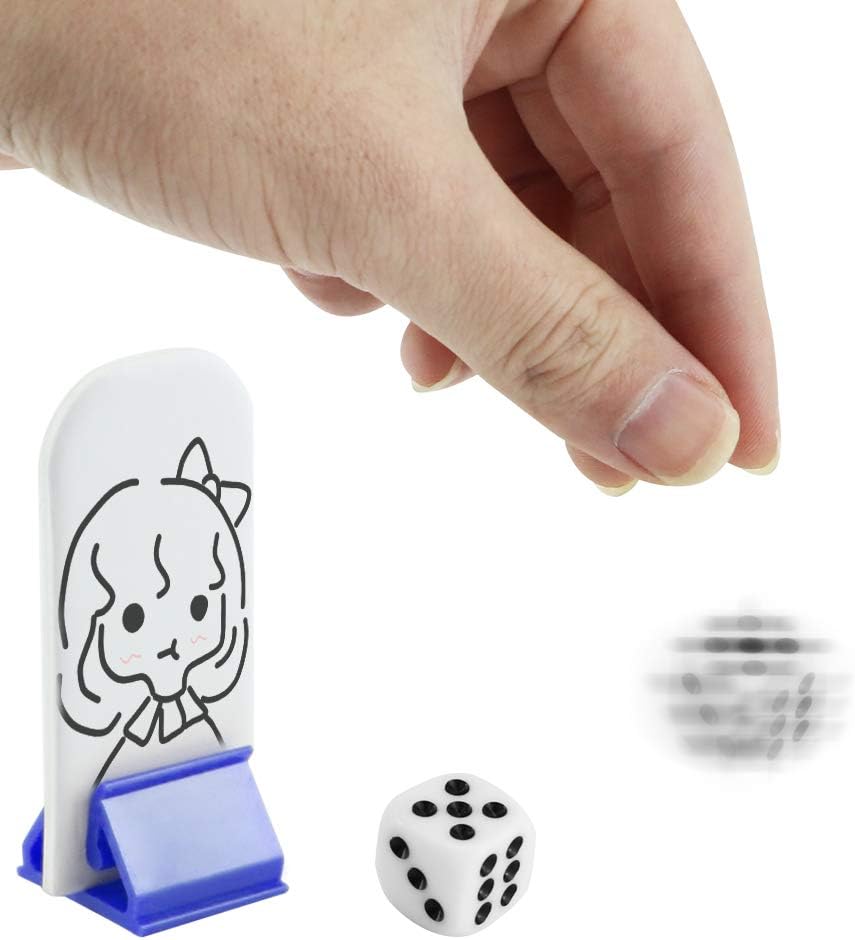 Bignc 50 Pack Colorful Game Card Stands, 50 Pieces White Blank Game Board Marker for DIY Board Game Party Favor