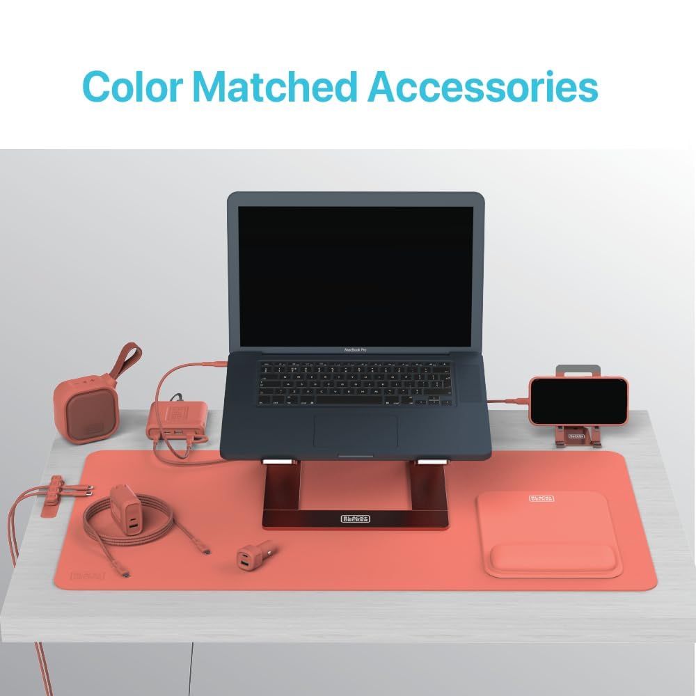 BLACK+DECKER Lightning to USB Cable - Fast Compatible iPhone Lightning Cable - Durable Braided iPhone Charger Cord - for Travel and Daily Use - Multiple Color + Length Options - 9ft