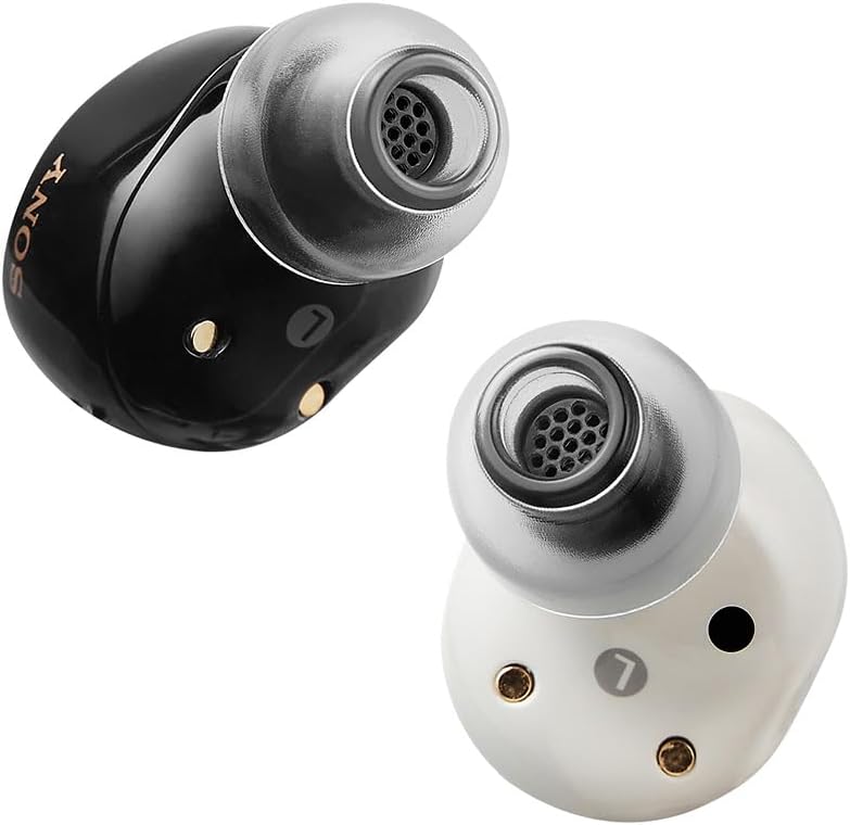 AZLA SednaEarfit Crystal Standard 2 - Earbud Tips for Wireless Headphones - Noise Canceling Earbuds Replacement Tips Eartips Compatible with Sony WF-1000XM5, Beats, Sennheiser, Jabra (3 Pair, M-ML-L)