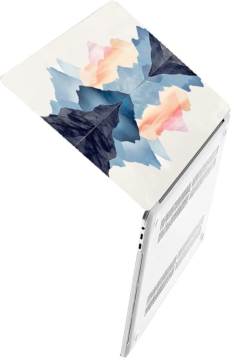 Compatible with MacBook Air 13.3 13.6 Inch Case 2022 2021 2020 2019 Plastic Hard Shell Case Cover,13.3 Pro(A1706/A1708/A1989/A2159/A2289/A2338), Mountains and Water