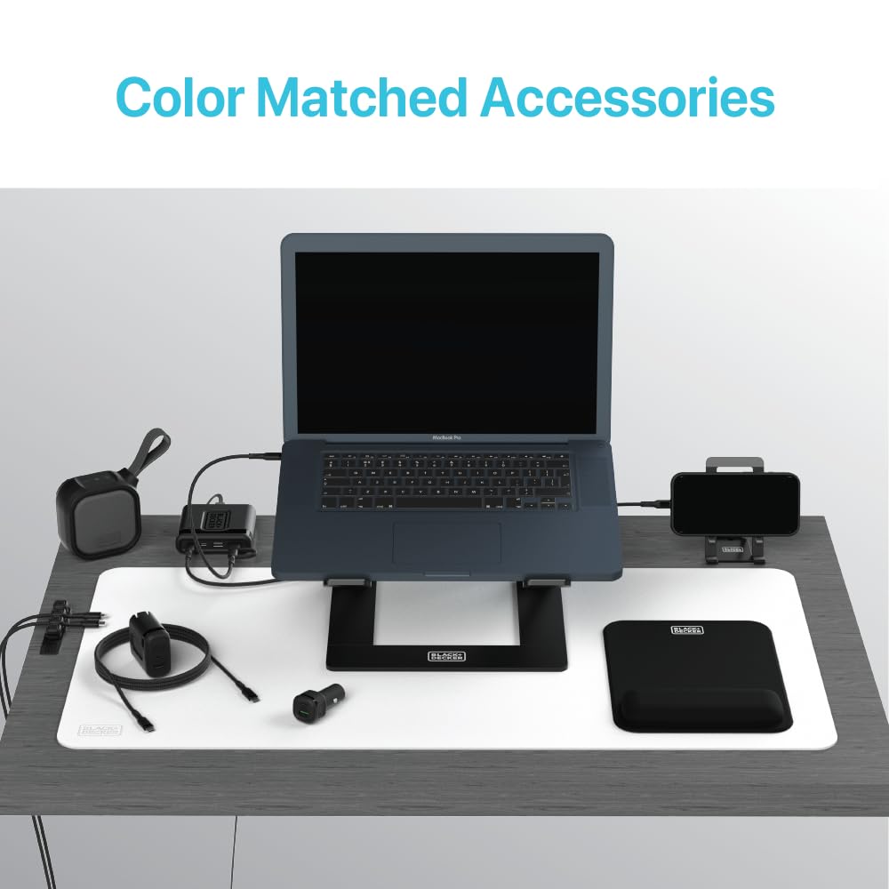 BLACK+DECKER Lightning to USB Cable - Fast Compatible iPhone Lightning Cable - Durable Braided iPhone Charger Cord - for Travel and Daily Use - Multiple Color + Length Options - 6ft