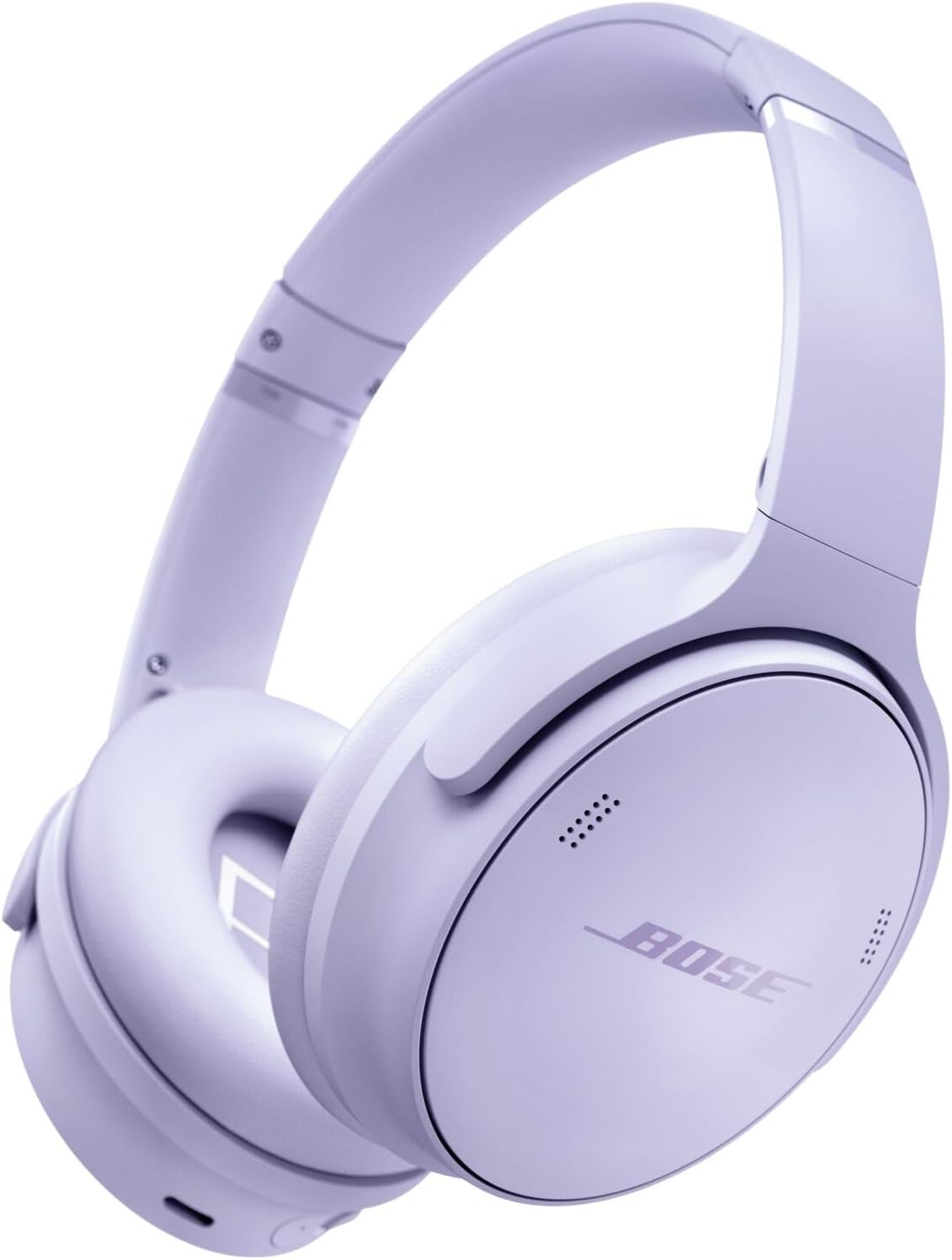 Bose QuietComfort Bluetooth Headphones, Wireless Headphones with Active Over Ear Noise Cancelling and Mic, Deep Bass, Up to 24 Hours of Playtime, Chilled Lilac - Limited Edition Color