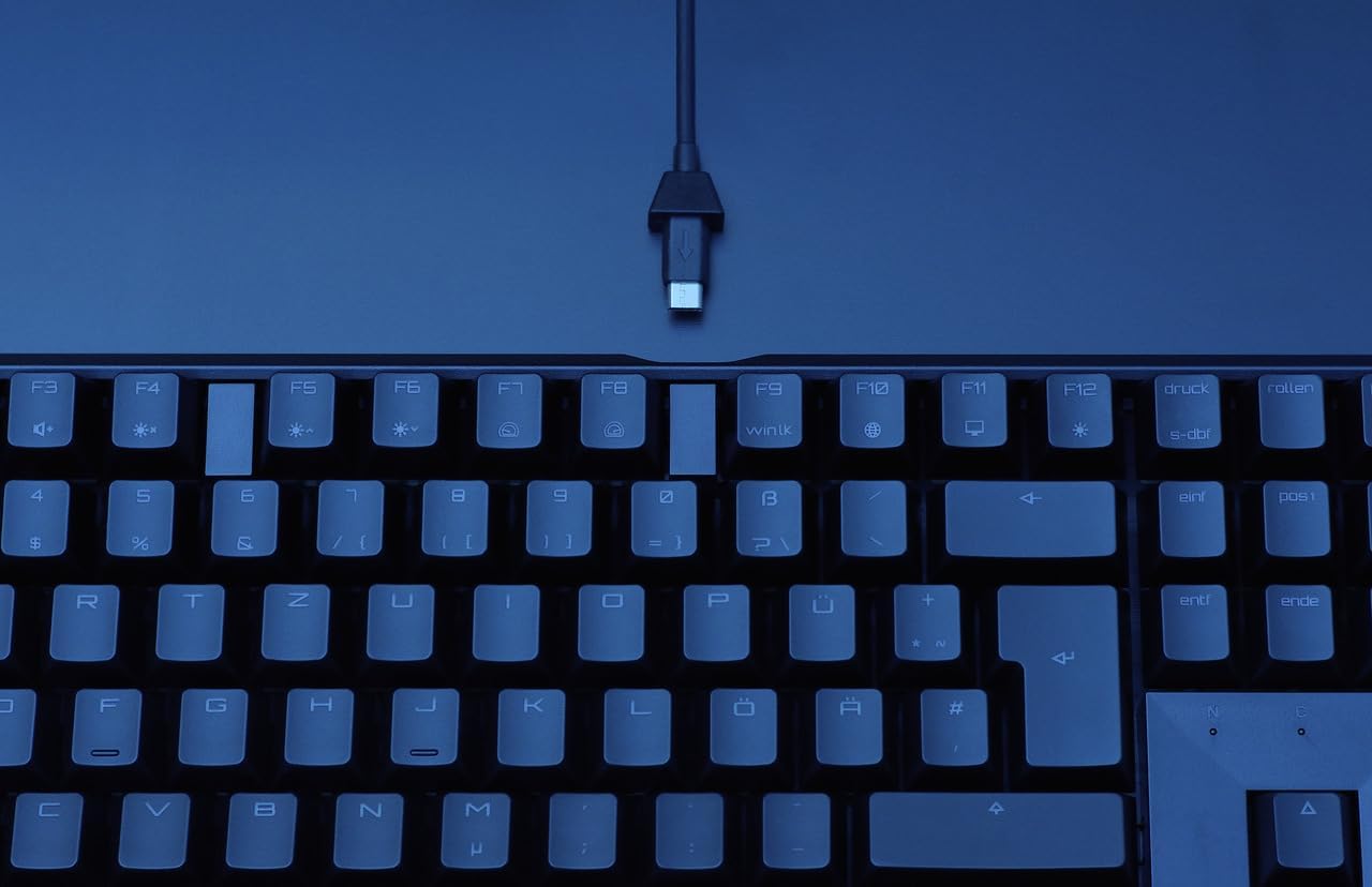 CHERRY MX Board 3.0 S Wired Mechanical Keyboard Aluminum Housing MX Red Silent Switches for Gaming and Office