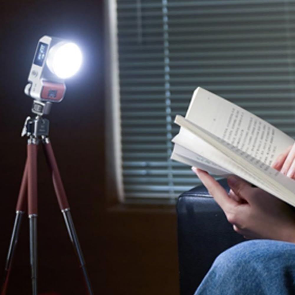 Harlowe RGBCW Photography Lighting 5W Mini Studio Light for Video Recording, Photography and Streaming, 1700K-10000K CRI/TLCI 96+, IP54, App Control, Iris 5 Spectra Creator Kit