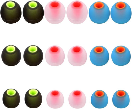 Brandless Earbud Replacement Tips - 9 Pairs SML Eargels for Earbuds