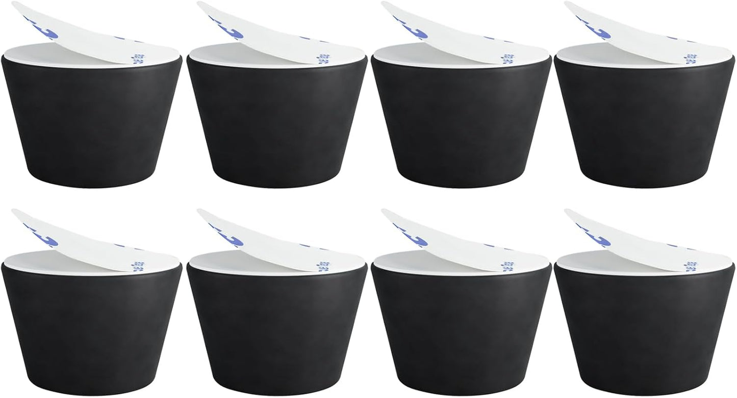 1.2" Silicone Non-Skid Speaker Pads-8Pack, Adhesive, for Small Speakers, Turntable, Subwoofer Isolation Feet, Reduced Resonance & Vibration