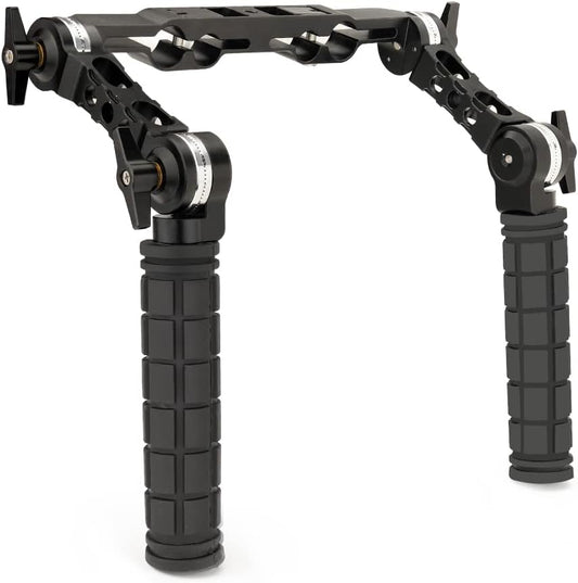 Hunt Universal 19mm/15mm Rosette Handle Set for DSLR & Video Camera Shoulder Mount Rigs. (CH-1915-RH)