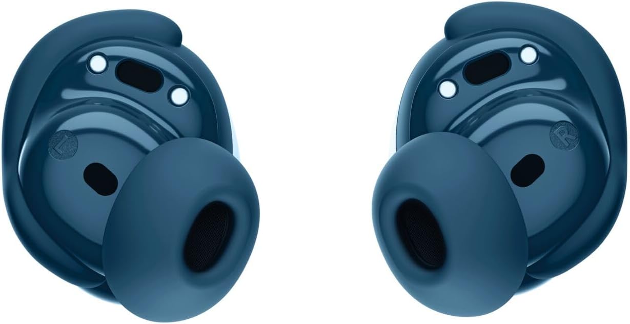 Bose QuietComfort Bluetooth Earbuds, True Wireless Earbuds with Active Noise Cancellation and Mic, Deep Bass, IPX4 Rating, Up to 8.5 Hours of Playtime, Twilight Blue - Limited Edition Color