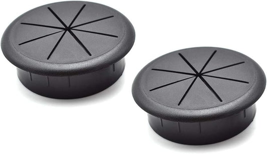 2-3/8 Inch (60mm) Flexible Desk Grommets Wire Cord Hole Cover Cable Organizer for Desktop Equipment Wiring Management and Protection