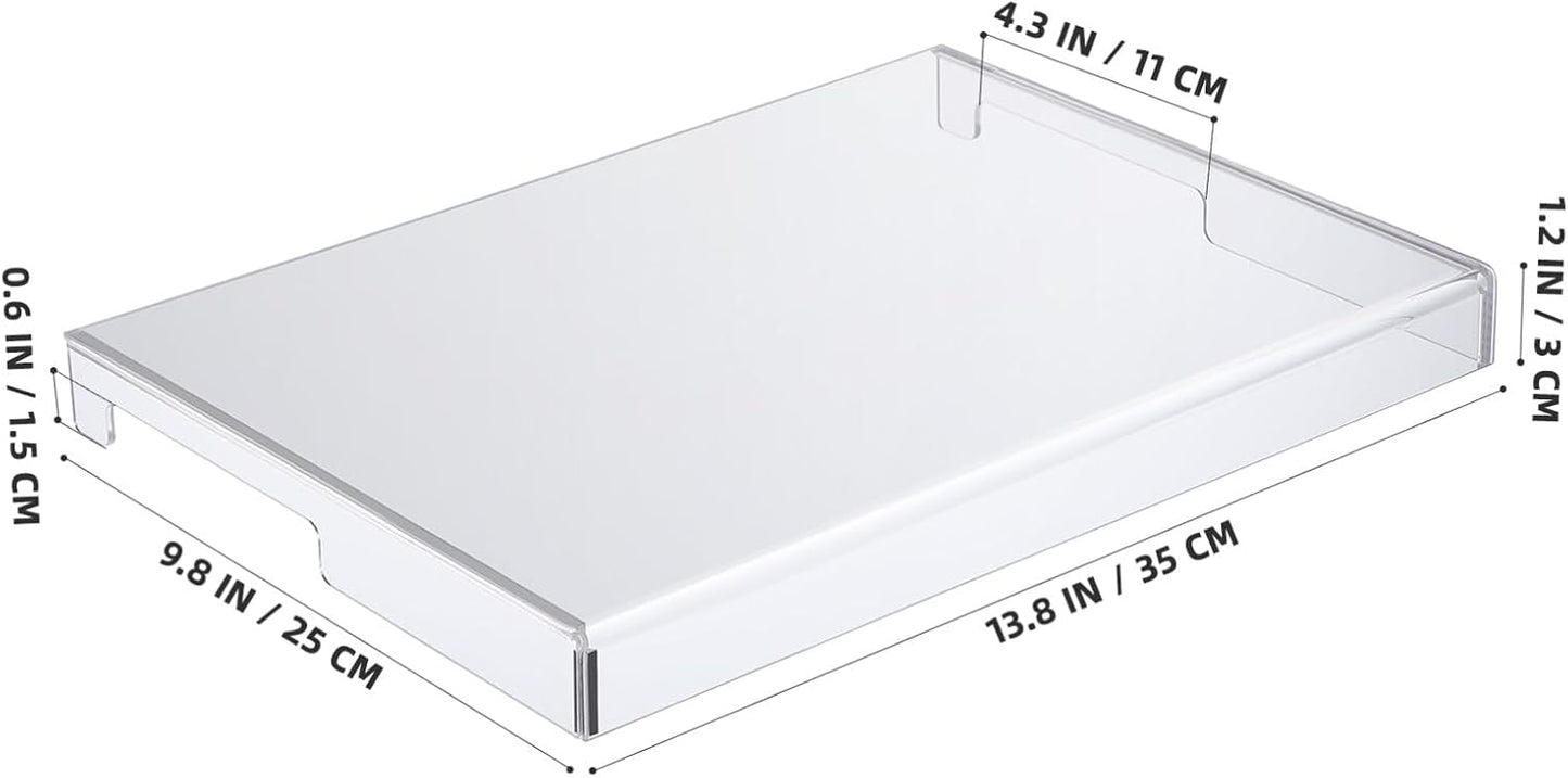 DOITOOL Clear Acrylic Keyboard Cover Protector, 14 in Laptop Keyboard Cover Mechanical Laptop Protector Cats from Touching Keyboard,13.8x9.8x0.6in