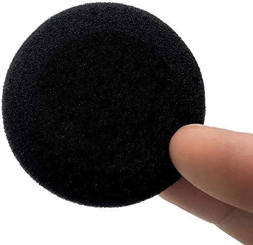 Foam Ear Pad Replacement Cushions, Headphone Earphone Headset Disposable Sponge Covers (55mm - 2.2") 5 Pairs