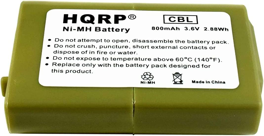 HQRP 4-Pack Cordless Phone Battery Compatible with Panasonic HHR-P103 / HHRP103, HHR-P103A / HHRP103A, Type 25, KX-TCA158, KX-TCA158ES, KX-TD7680, KX-TD7685, KX-TD7694, KX-TD7695 Replacement
