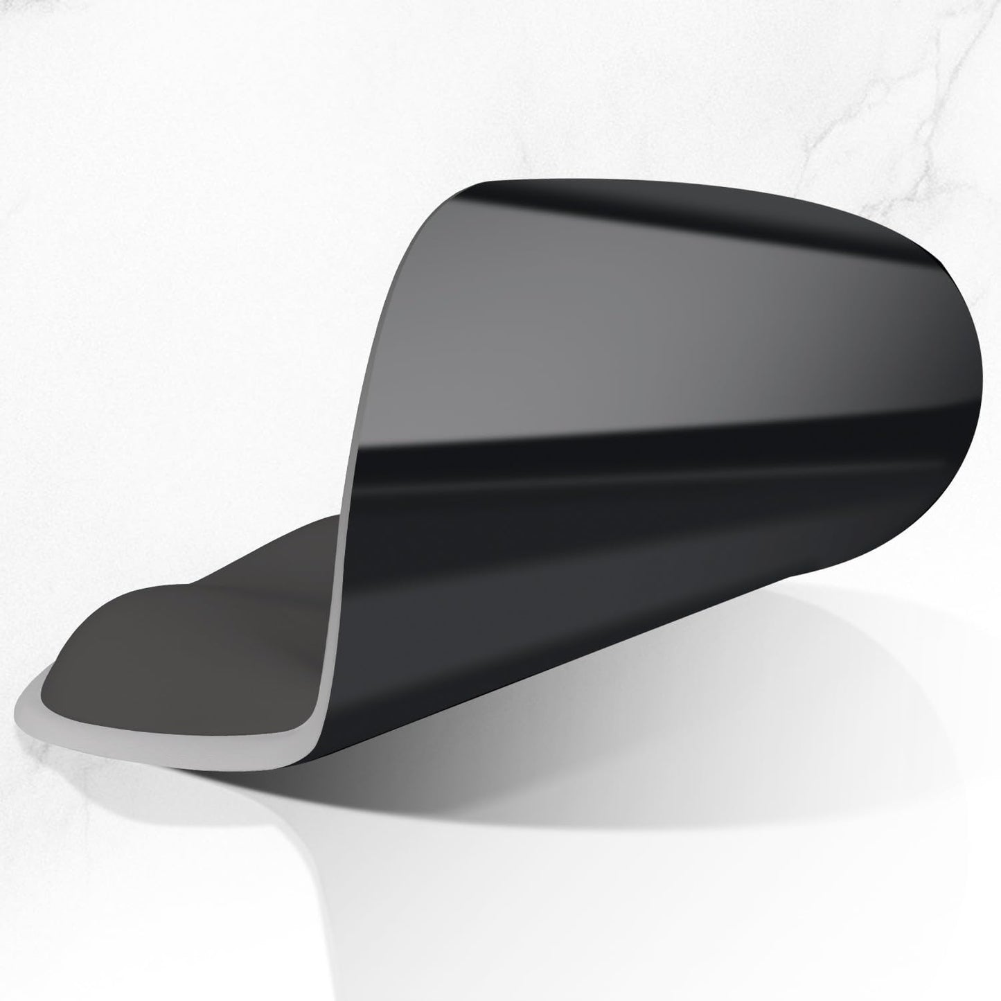 ITNRSIIET Ergonomic Mouse Pad with Wider Memory Foam Wrist Rest +17% - Curved Cushion Reduces Pressure 20%, Pain Relief, Non-Slip, Smooth, Cute Colors, 9.85 x 9 in, Gray Gradient