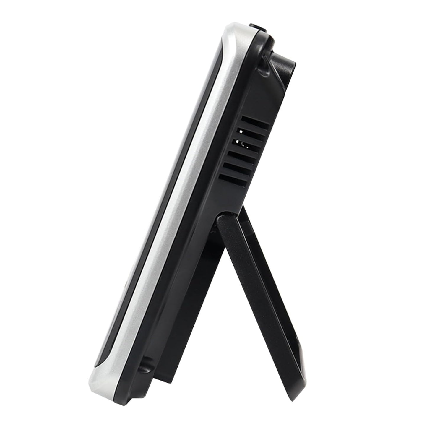 GEEVON Indoor Outdoor Thermometer Wireless Digital Hygrometer Temperature and Humidity Gauge with Time, 200ft/60m Range Temperature Humidity Sensor (Black)