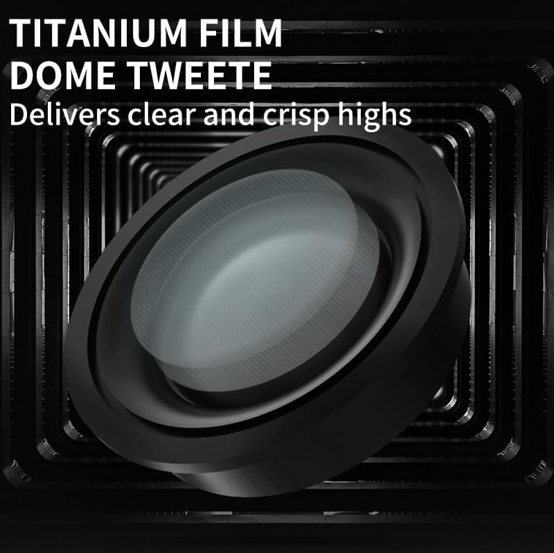 Bluetooth Bookshelf Speakers, 75W Powered Active Speaker with 4 Inch Woofer, HiFi Speaker with aptX Bluetooth USB for Home, Studio, Gaming, Set of 2, Bronze