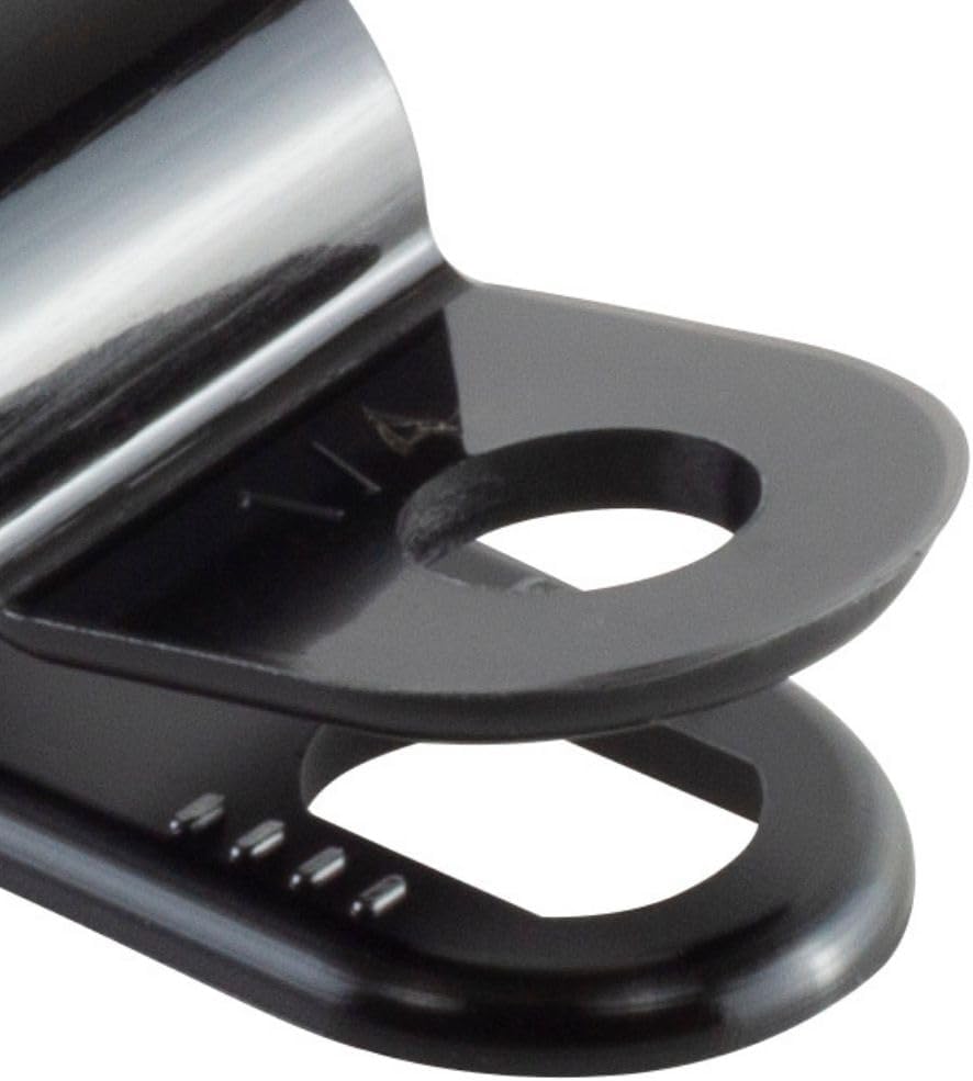 GTSE Black Nylon Plastic Cable Clamps, 1/4" Screw Mounts for Cable, Rope, Tube Management, 100 Pack