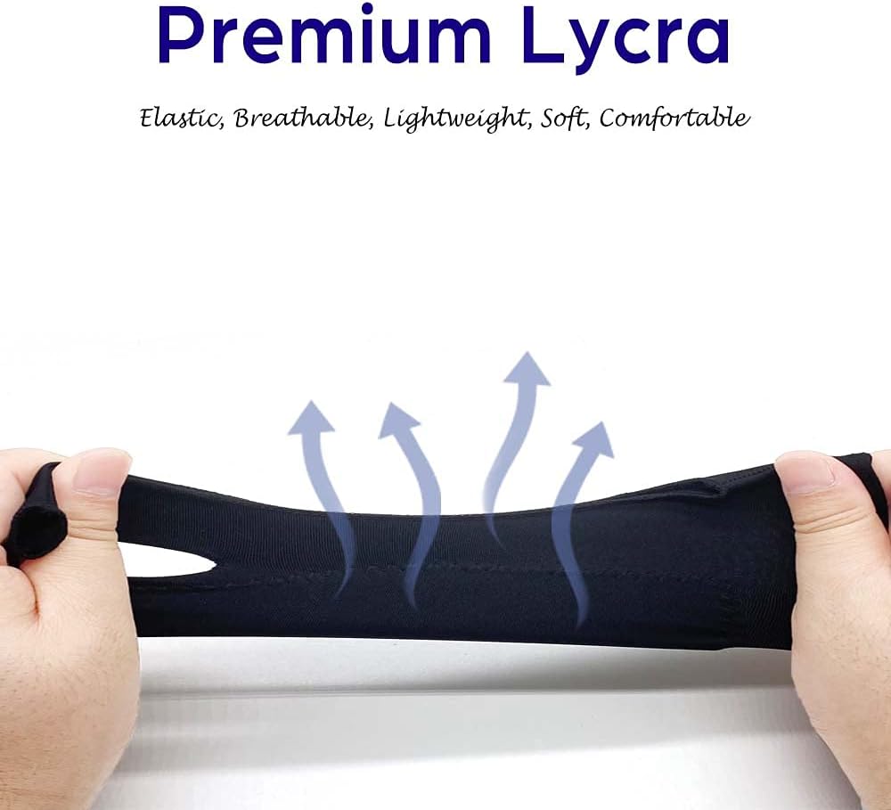 AKX Artist Glove -Palm Rejection Drawing Glove for Graphic Tablet, 2 Fingerless, Left and Right Hand, Black,2 Pack,AK-020